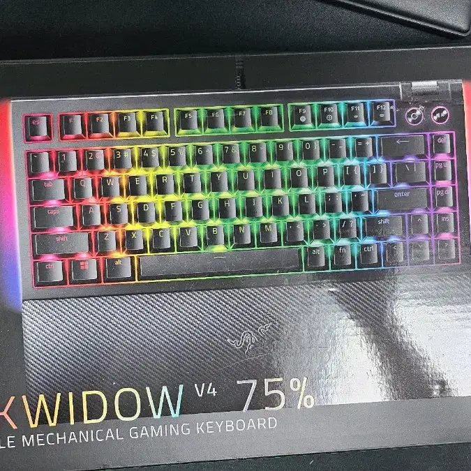 razer blackwidow 레이저 블랙위도우v4 75%