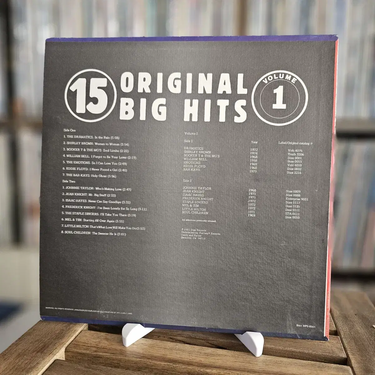 Various - 15 Original Big Hits Vol.1  LP