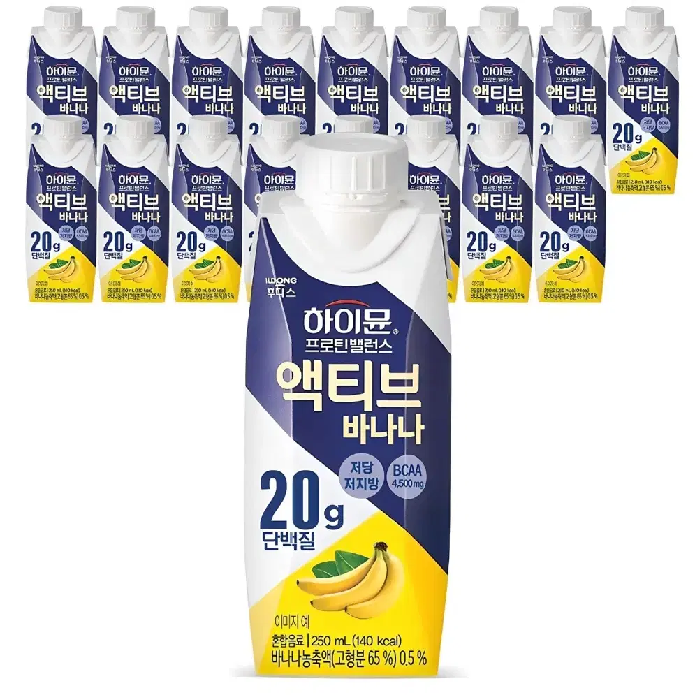 무배 하이뮨 프로틴 밸런스 액티브 바나나 250ml 18개