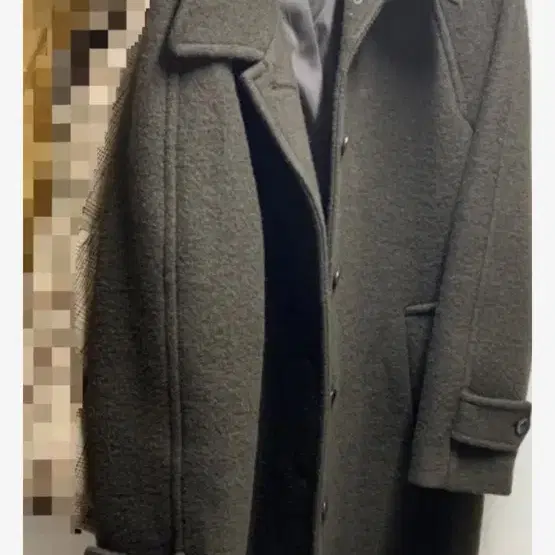 던스트 코트 BOUCLE WOOL CLASSIC COAT CHOCOLAT