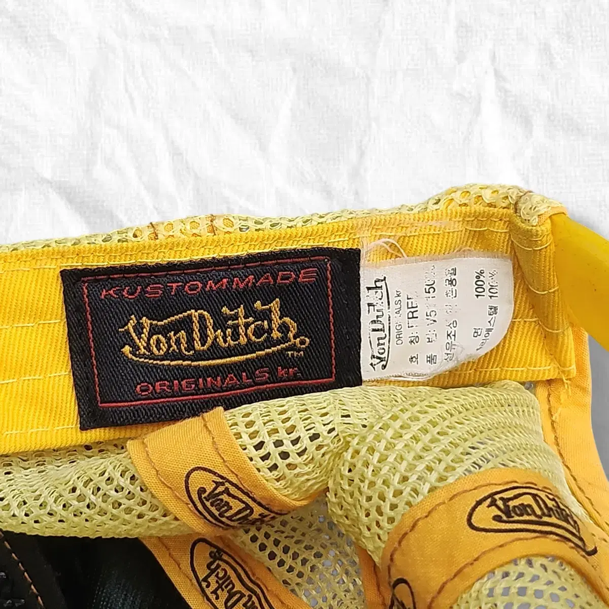 Von dutch 본더치 빈티지 트러커캡