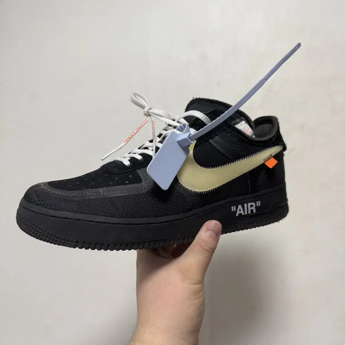 (300) Nike x Off-White Air Force 1 V2 Black 295 290