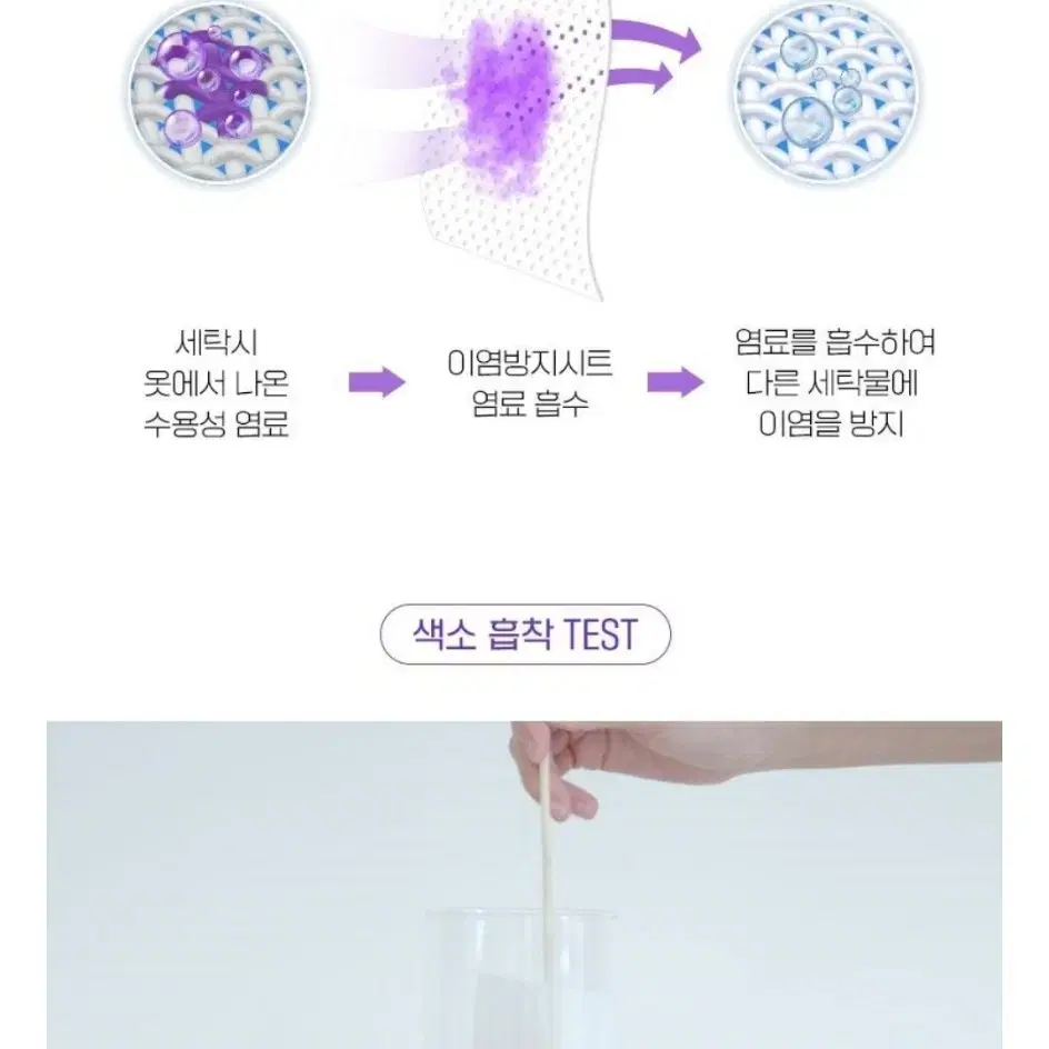 미개봉)워시앤위시 세탁 이염방지시트 25매입