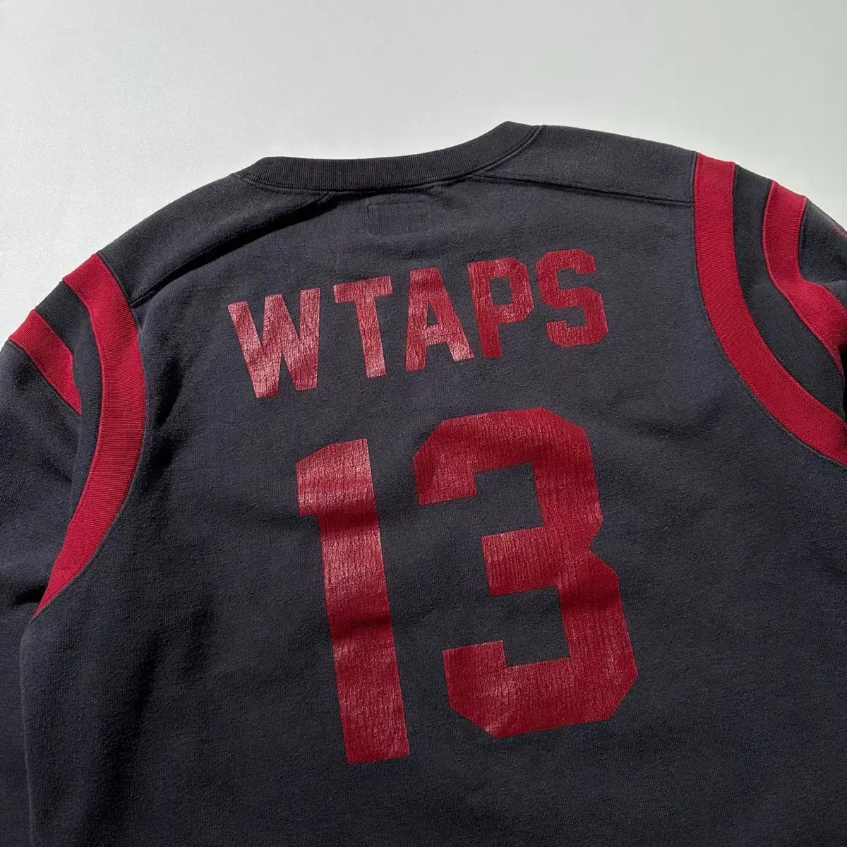 [M] Wtaps 더블탭스 풋볼 3/4 슬리브 티셔츠