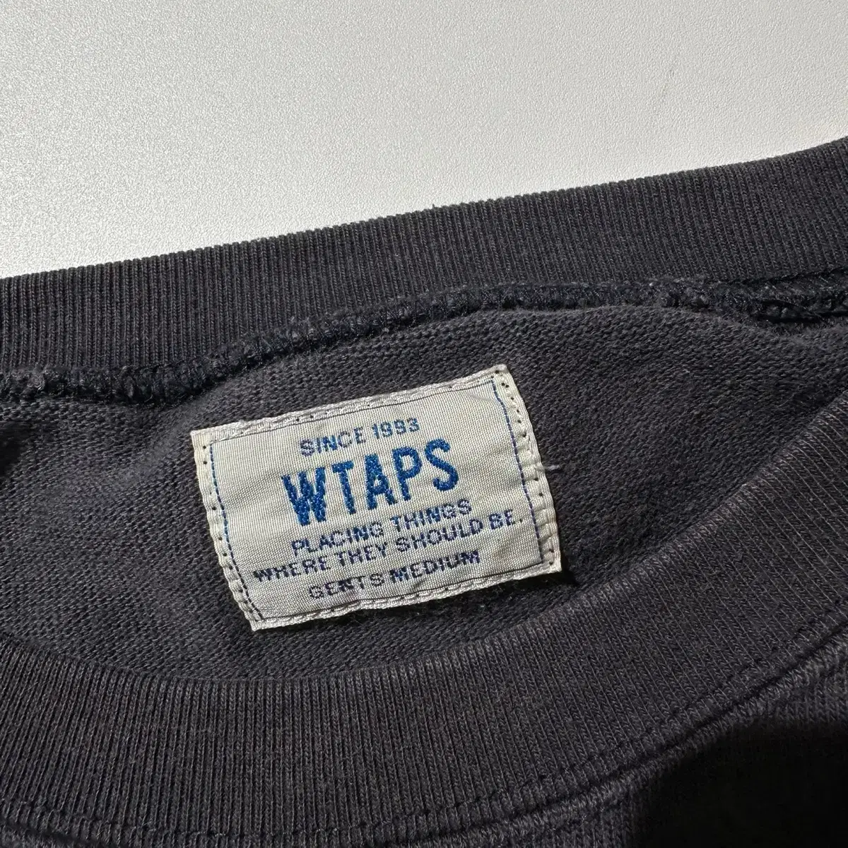 [M] Wtaps 더블탭스 풋볼 3/4 슬리브 티셔츠