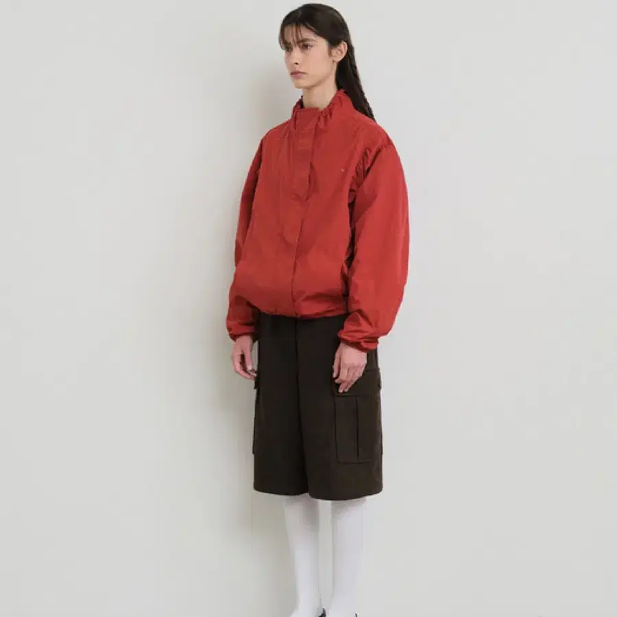 버뮬라 burmula halfneck nylon jumper red