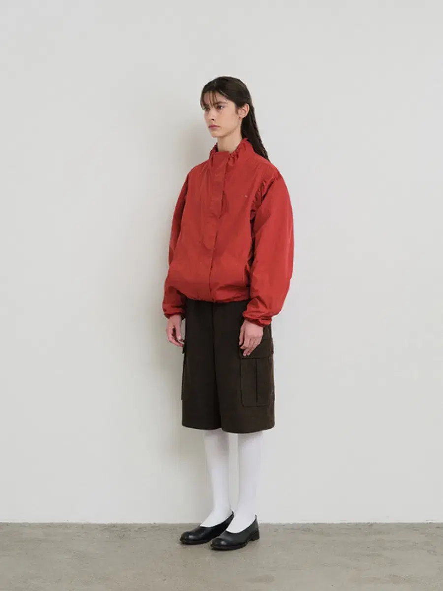 버뮬라 burmula halfneck nylon jumper red