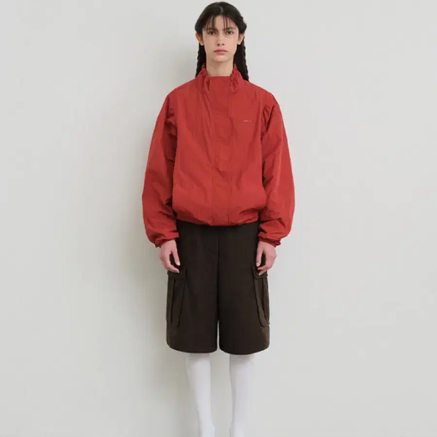 버뮬라 burmula halfneck nylon jumper red