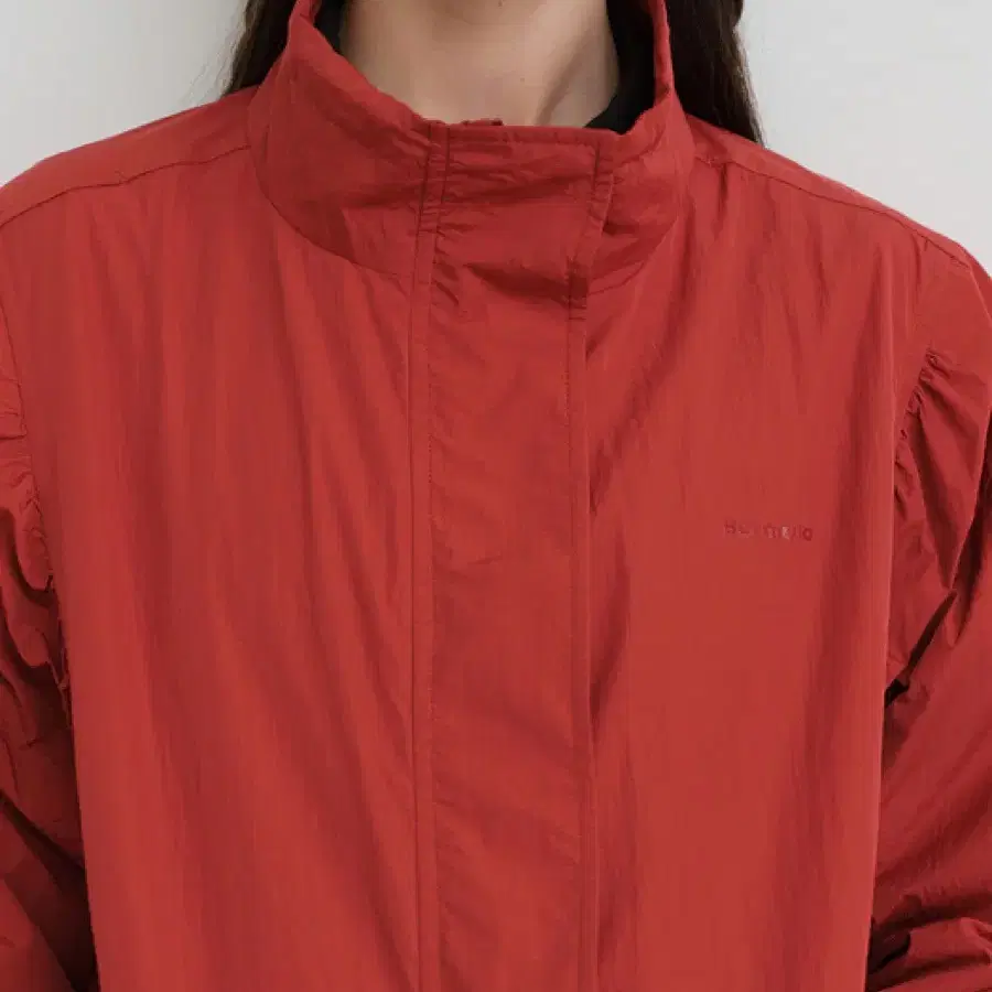 버뮬라 burmula halfneck nylon jumper red