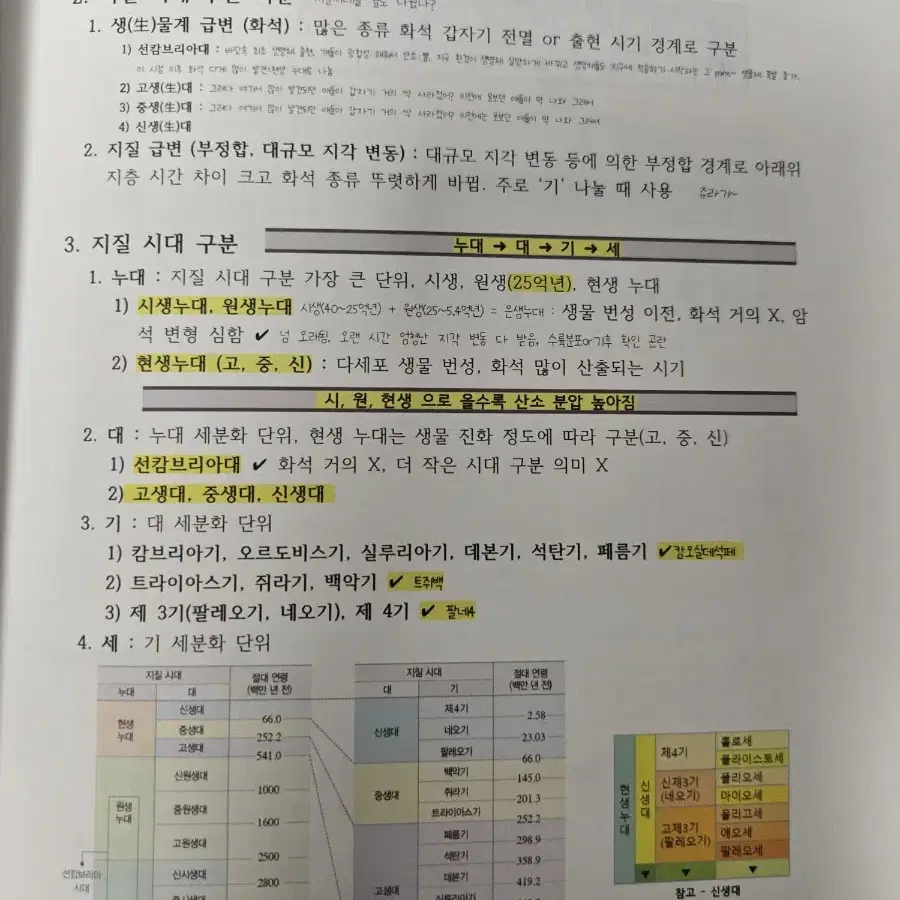 강대 안민형t 지구과학 교재