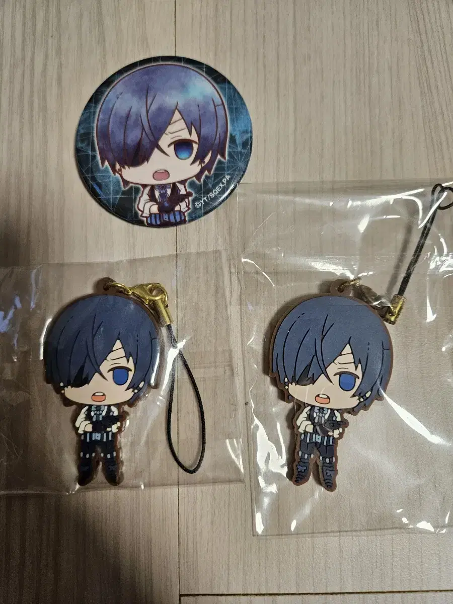 Black Butler: Ciel's Movie Version Badge Strap Set