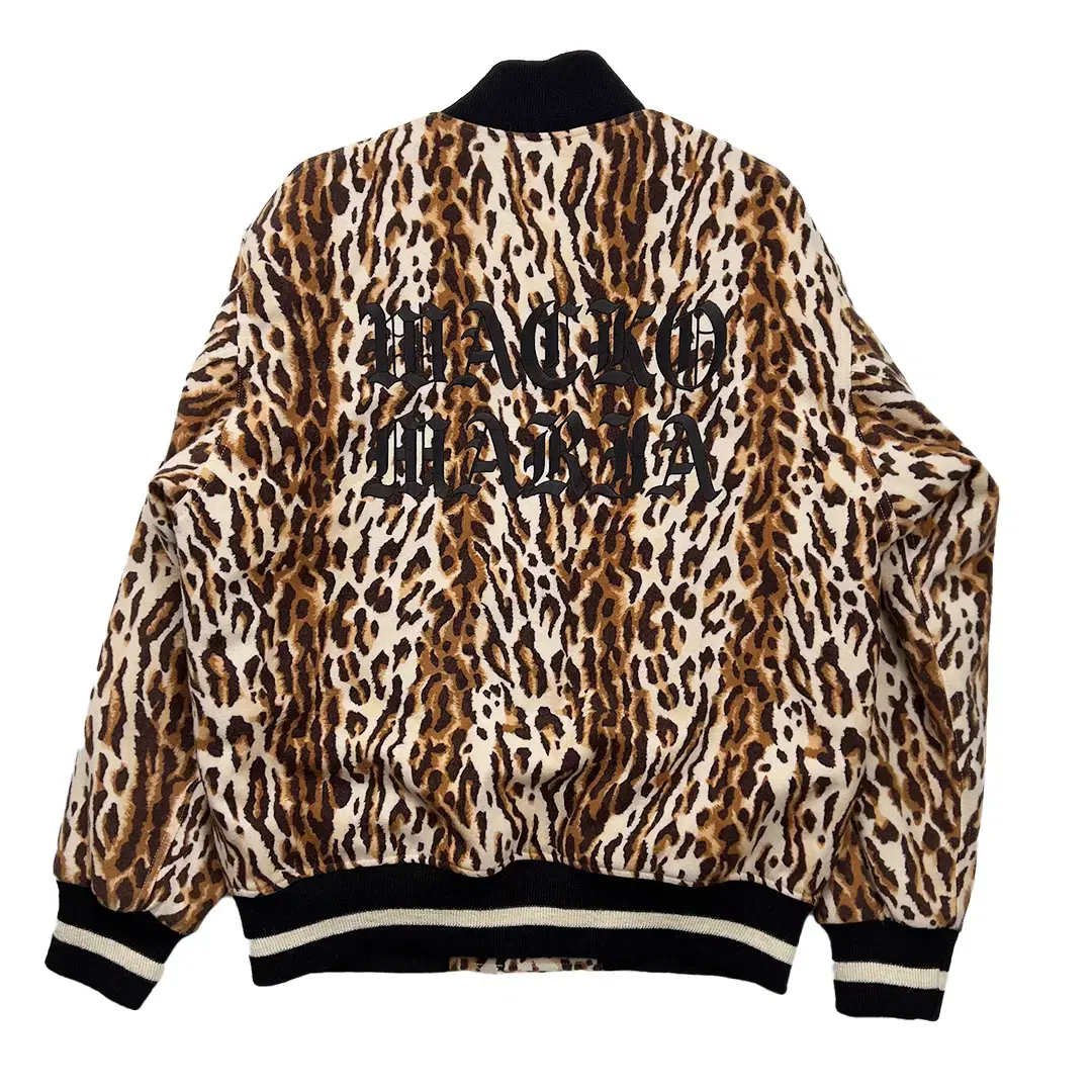 WACKO MARIA LEOPARD VARSITY