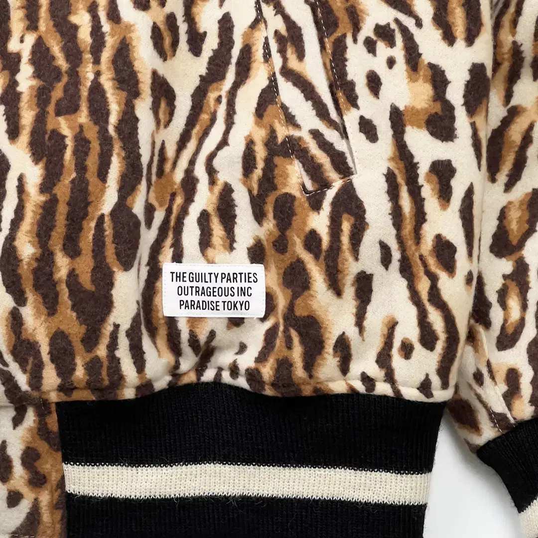 WACKO MARIA LEOPARD VARSITY