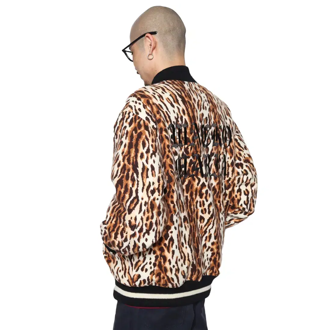 WACKO MARIA LEOPARD VARSITY