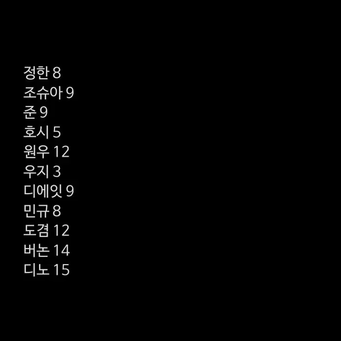 세븐틴 포카 일괄 대량양도