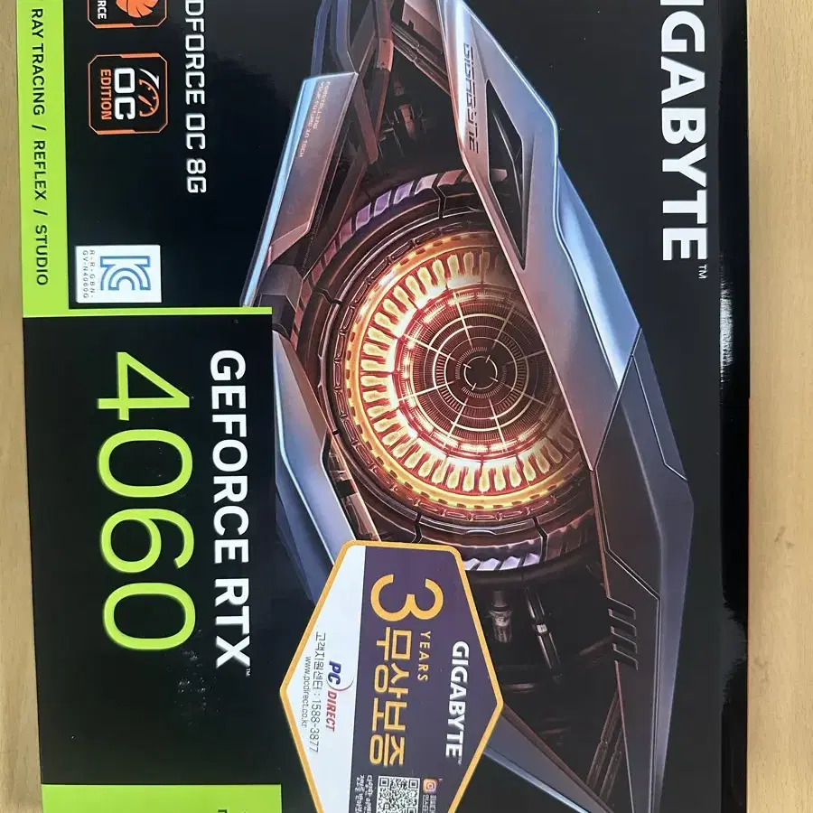 새상품 기가바이트 RTX 4060 윈드포스 8gb 대구 직거래 판매