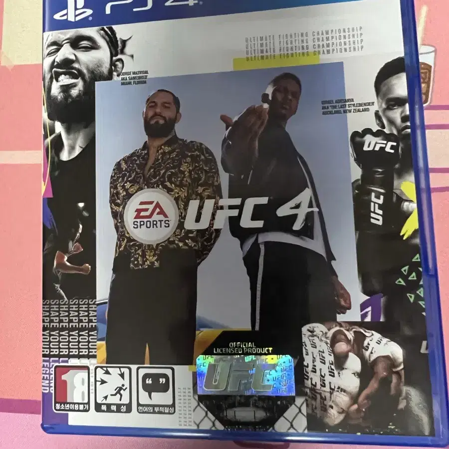 플스4 ufc4 게임 CD