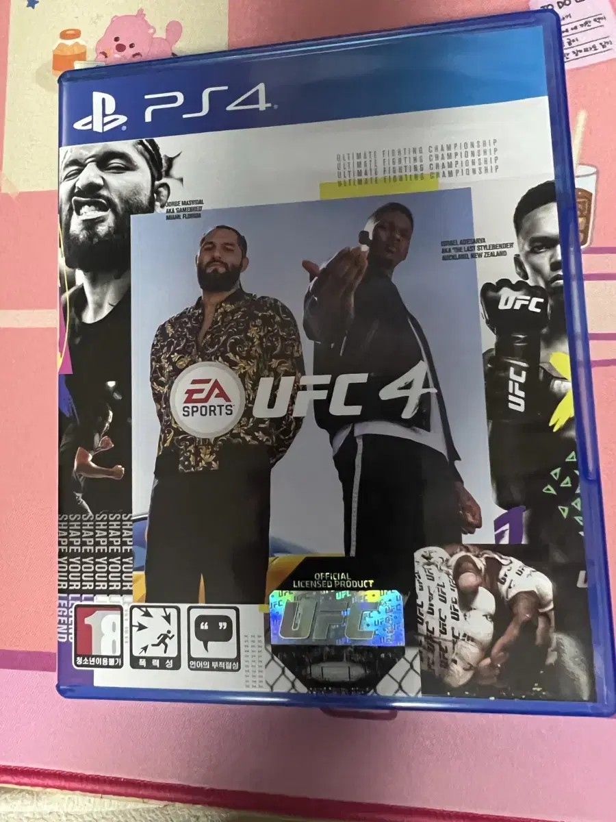 플스4 ufc4 게임 CD