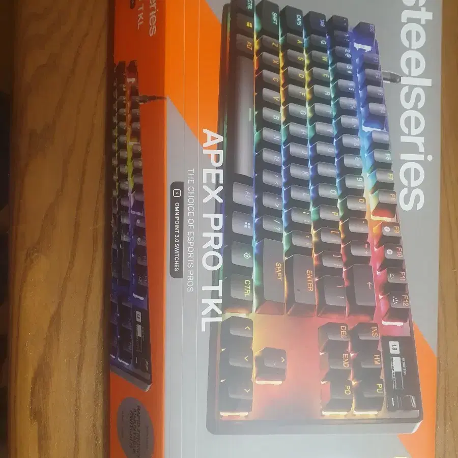 스틸시리즈 apex pro gen3 tkl 래피드트리거 키보드