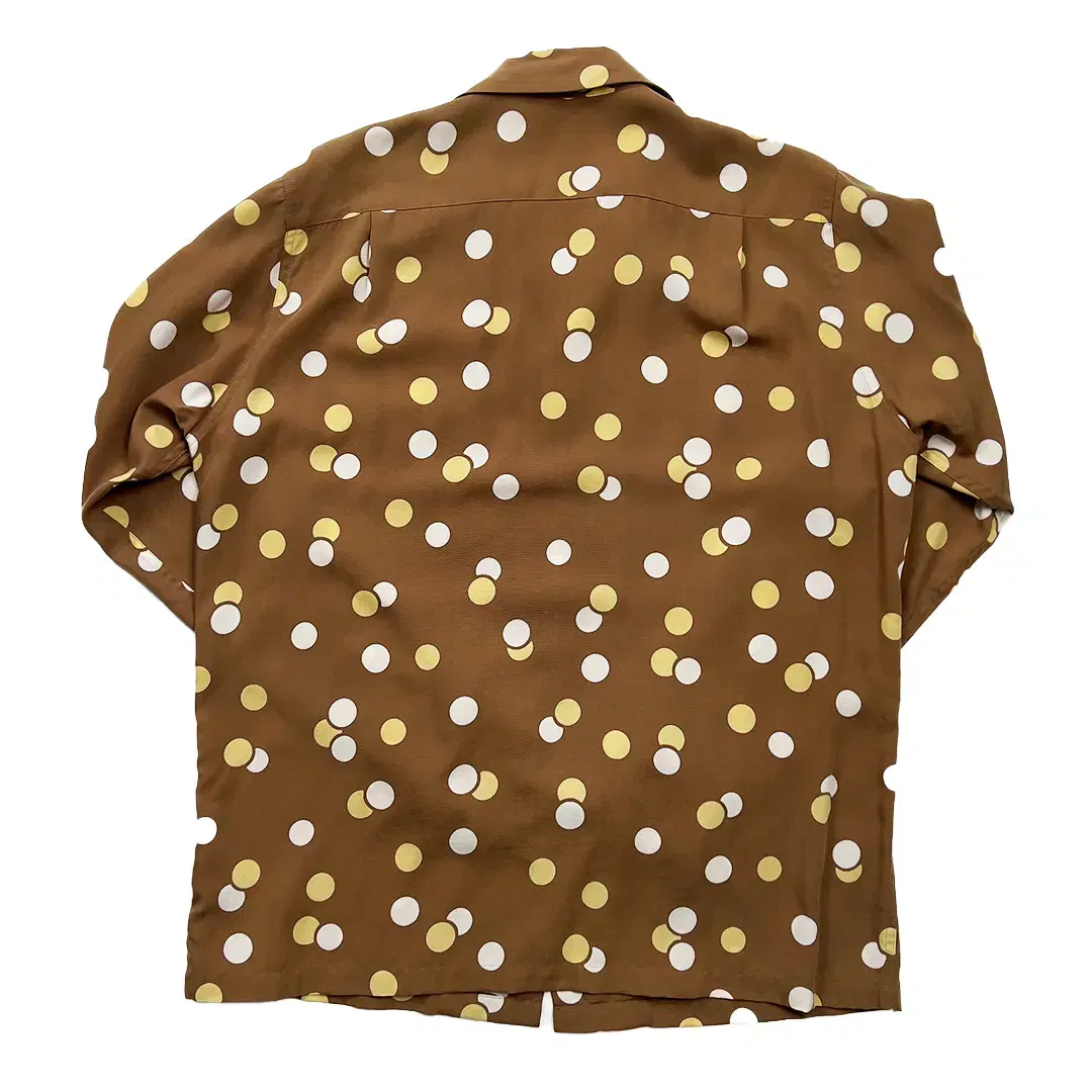 WACKO MARIA DOTS LS HAWAIIAN SHIRT