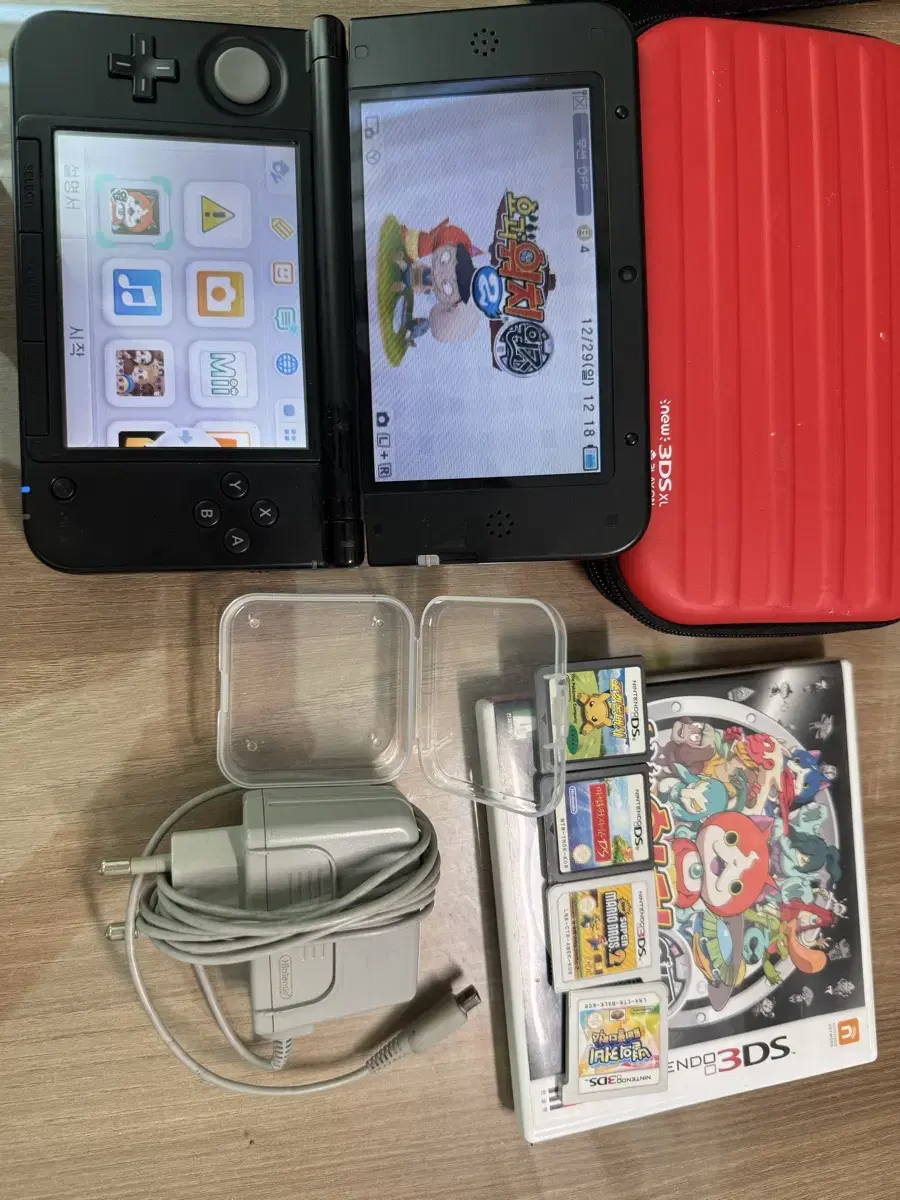 닌텐도 3ds xl + 게임칩 5개