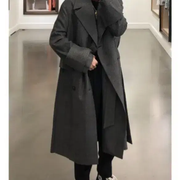 우영미 19fw 메인체크 코트