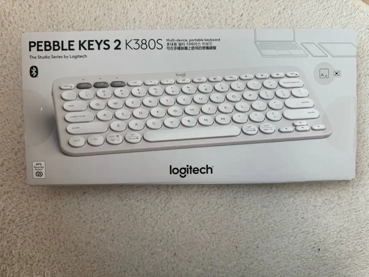 미개봉) 로지텍 K380S 키보드 (도브화이트)