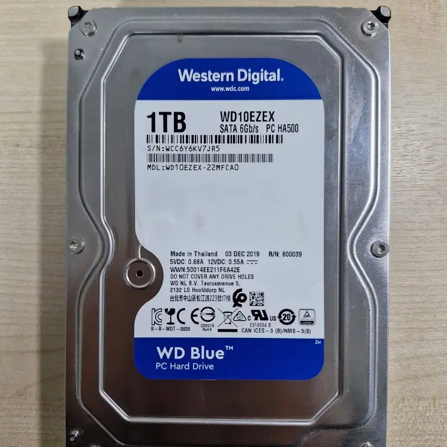 HDD 1TB WD Blue 팝니다!