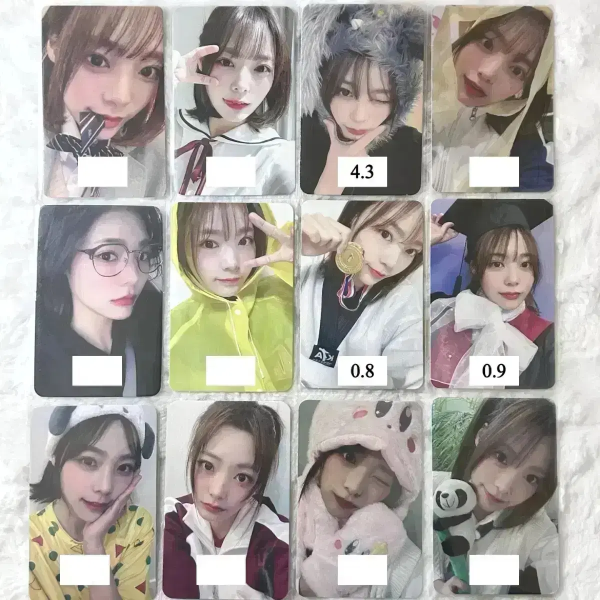 QWER 시연 이시연 시요밍 포카 미공포 마니또 당첨자 쵸단 마젠타 히나