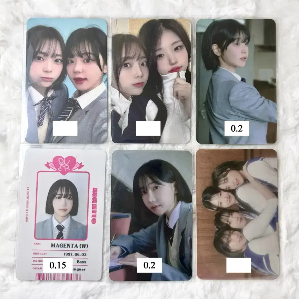 QWER siyeon lee siyeon Siyoming poca unreleased photocard