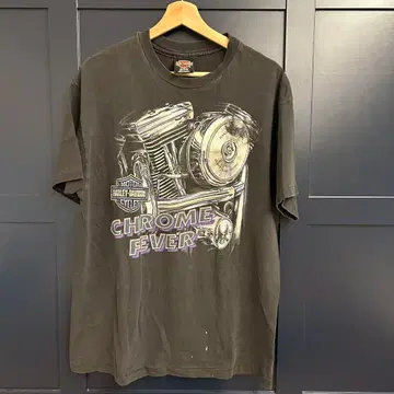 Harley Davidson Chrome Fever 셔츠 94년 L