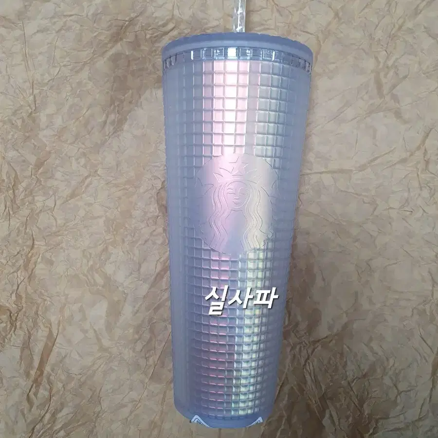 스타벅스 소프트 화이트 그리드 콜드컵 710ml