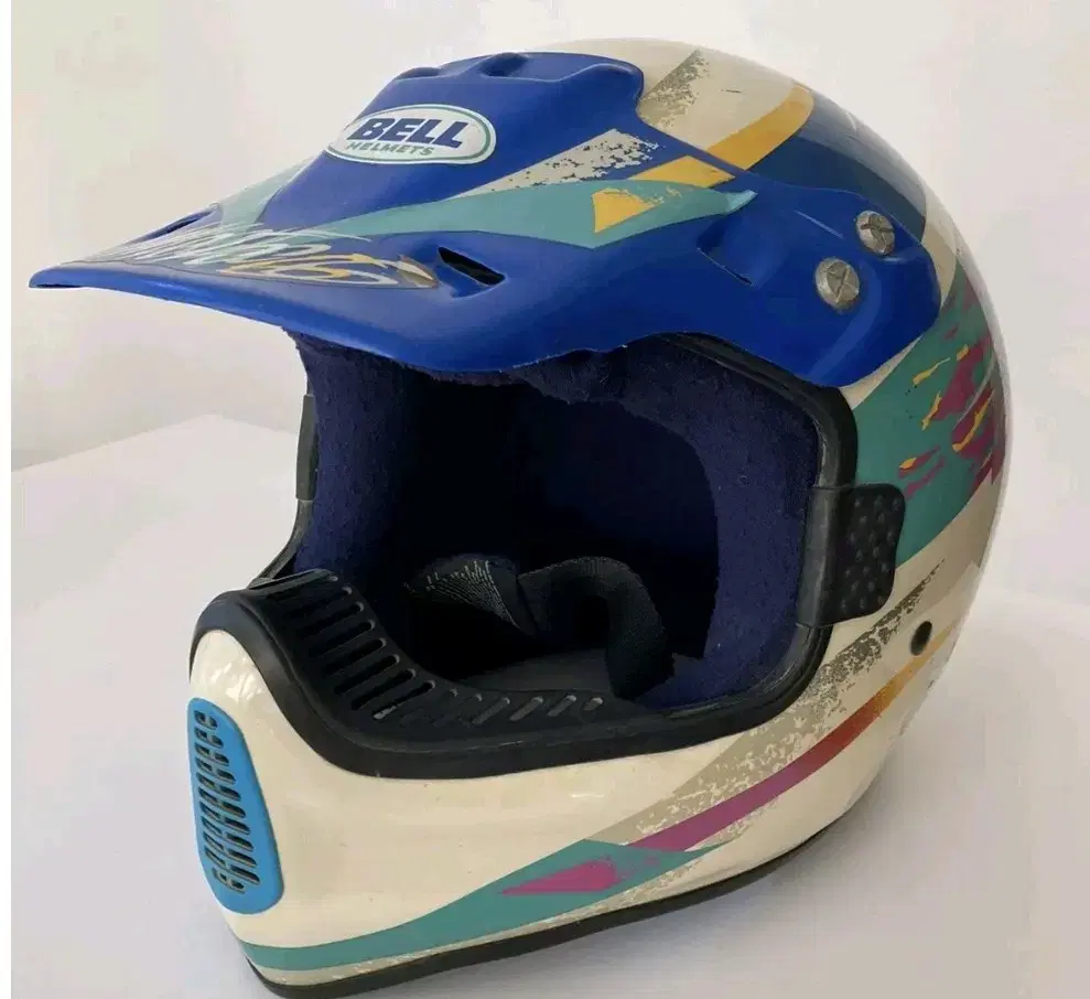 80 90s bell  motocross helmet M size