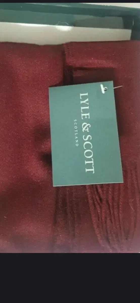 캐시미어 100%머플러 lyle & scott