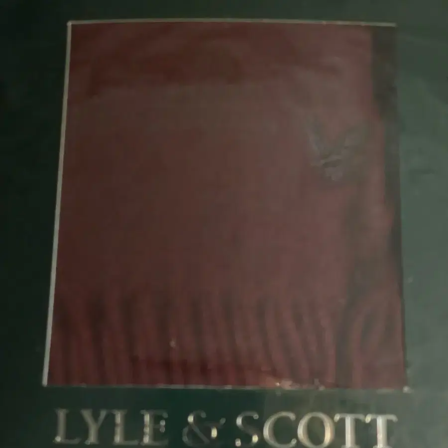 캐시미어 100%머플러 lyle & scott