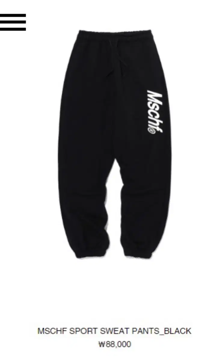 미스치프 SPORT SWEAT PANTS