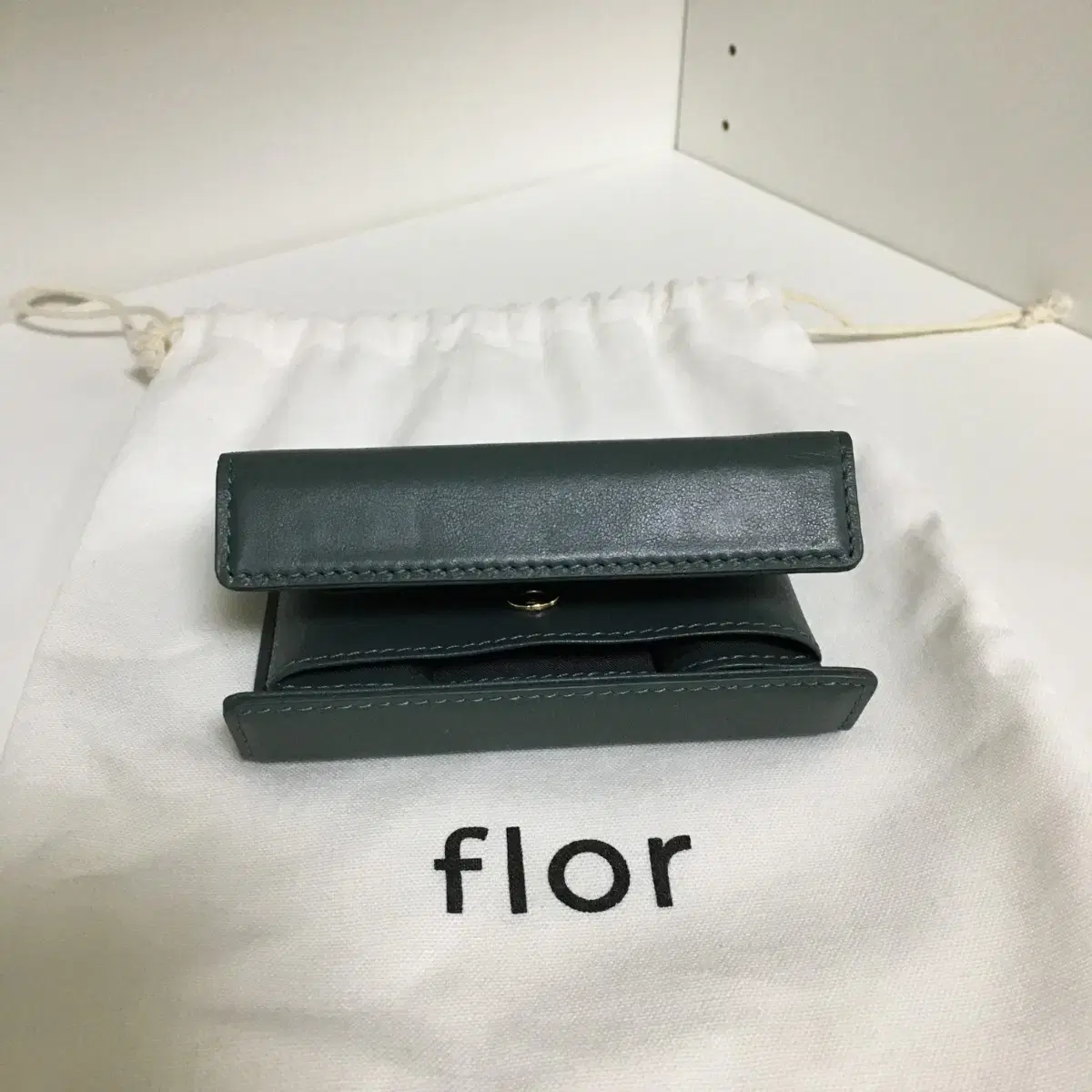 flor - Yuzu Wallet Green