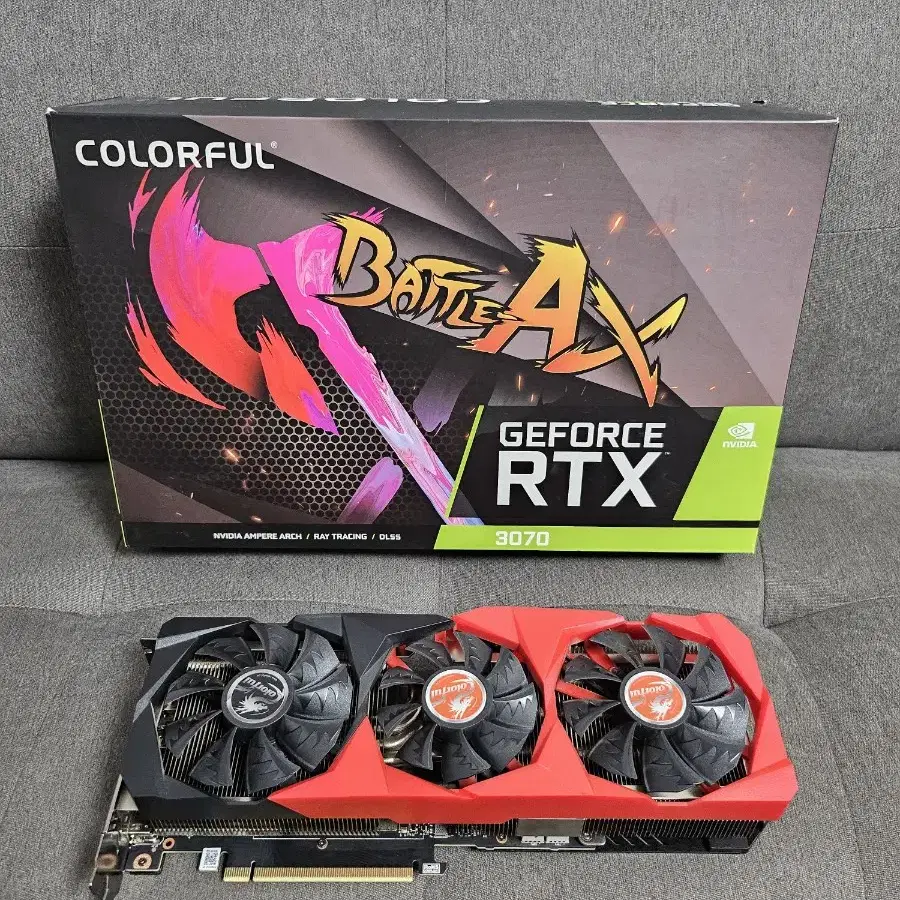 풀박스) 컬러풀 RTX3070 그래픽카드