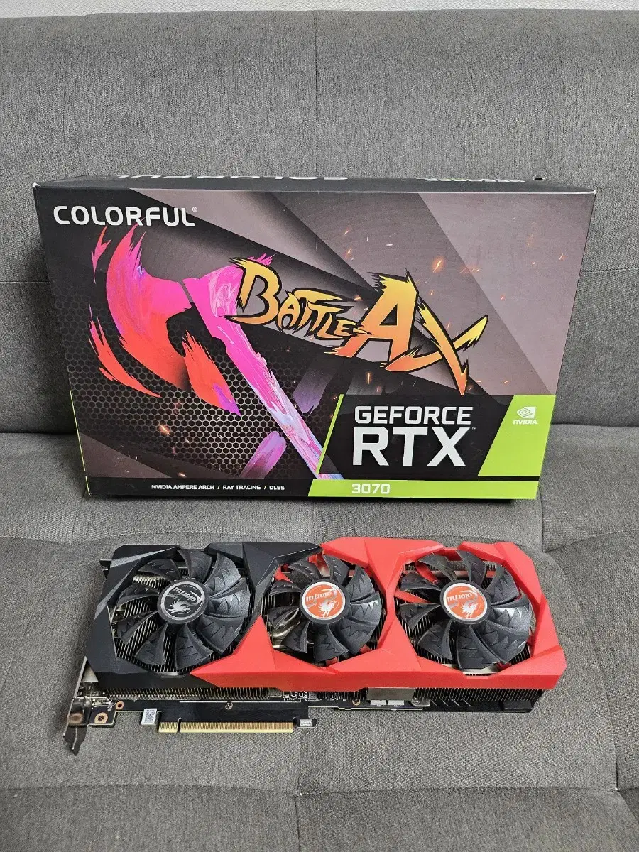 풀박스) 컬러풀 RTX3070 그래픽카드