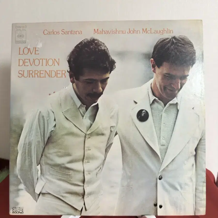 (퓨전재즈)Carlos Santana&John McLaughlin(LP)