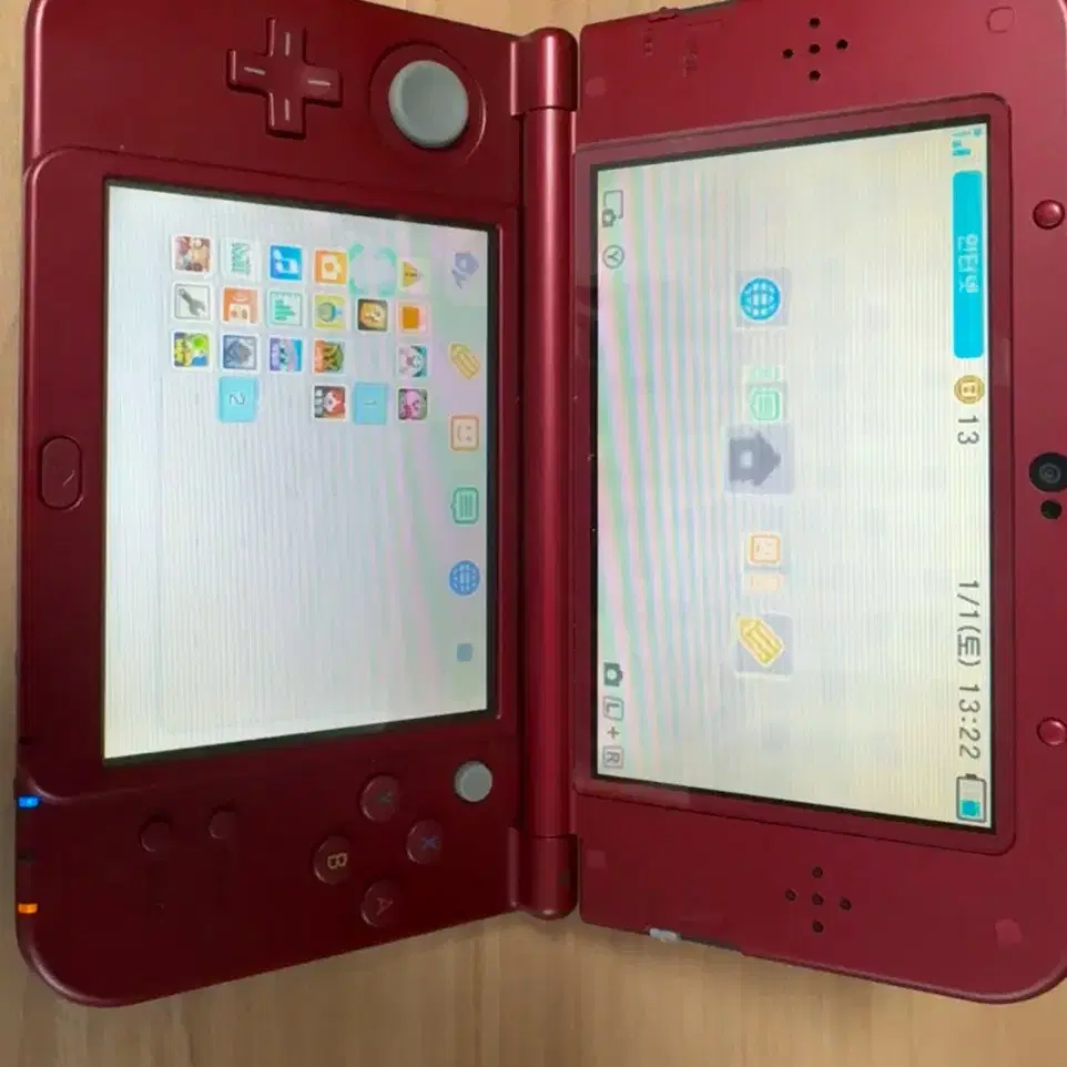 뉴 닌텐도3ds xl +포켓몬 울트라 썬 칩