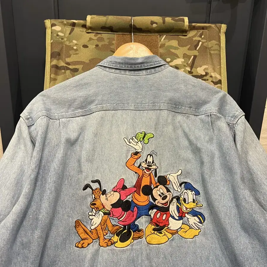 1990s DISNEY STORE DENIM SHIRT 디즈니 데님셔츠