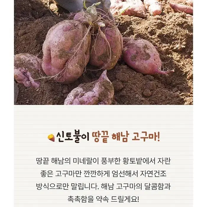 해남 군고구마 말랭이총1kg25,000원 무배