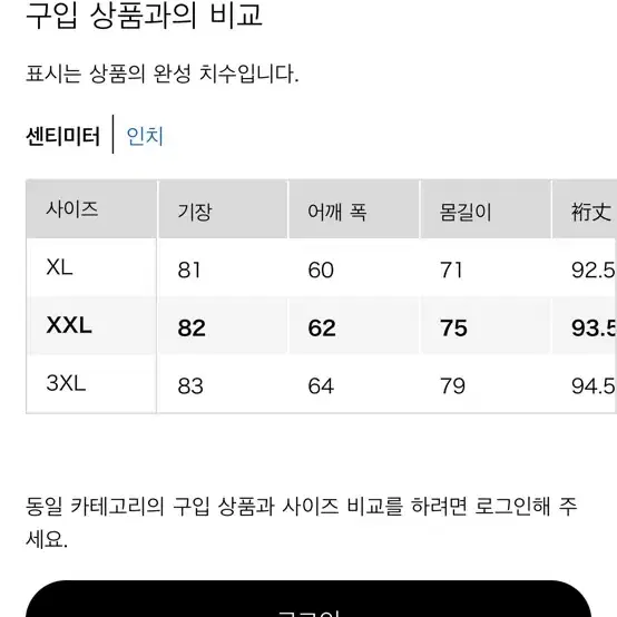 유니클로 질샌더 하이브리드 다운 오버사이즈 파카 2XL 새상품