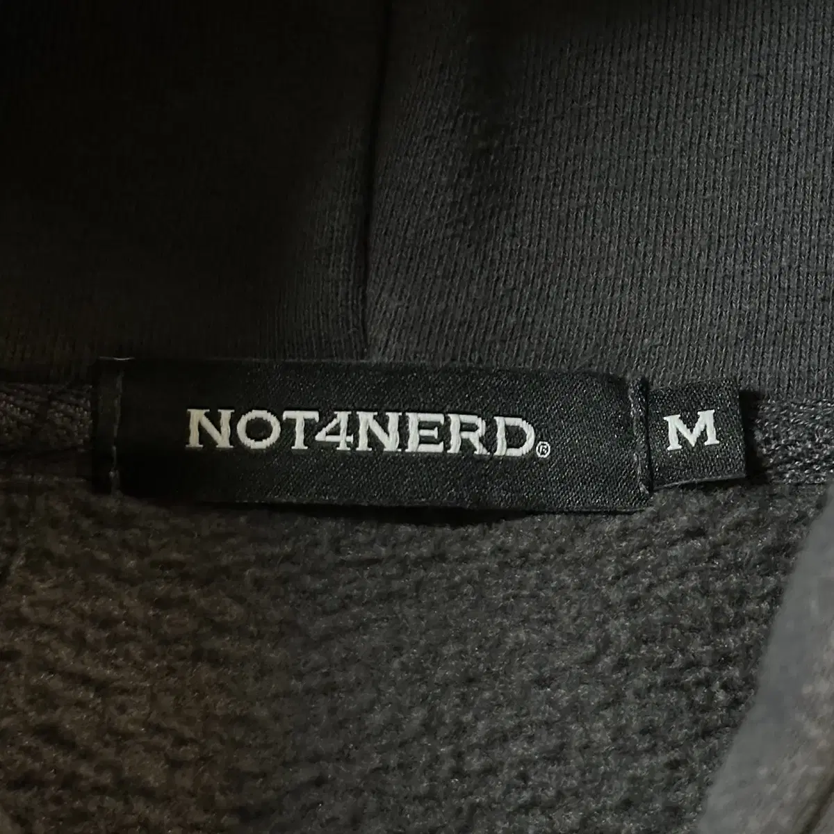 [M] 낫포너드 NOT4NERD Seal Pullover 후드티 차콜