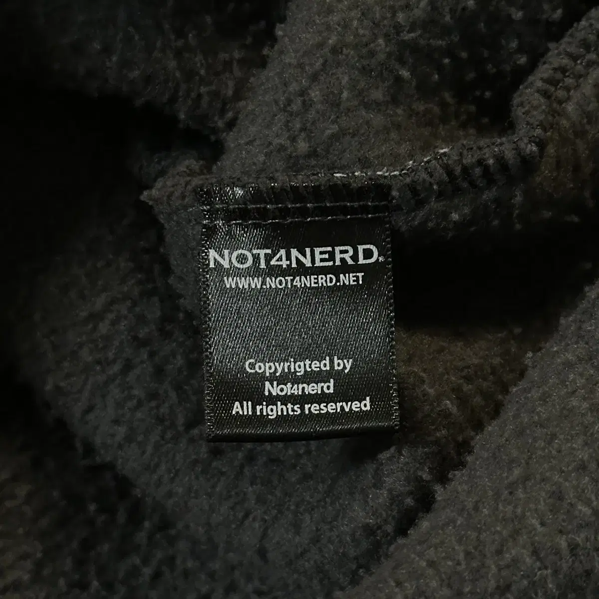 [M] 낫포너드 NOT4NERD Seal Pullover 후드티 차콜