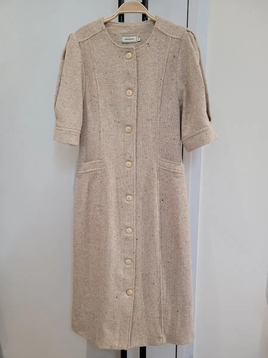 From Beginning Tweed Long ONEPIECE Recommended Size 55