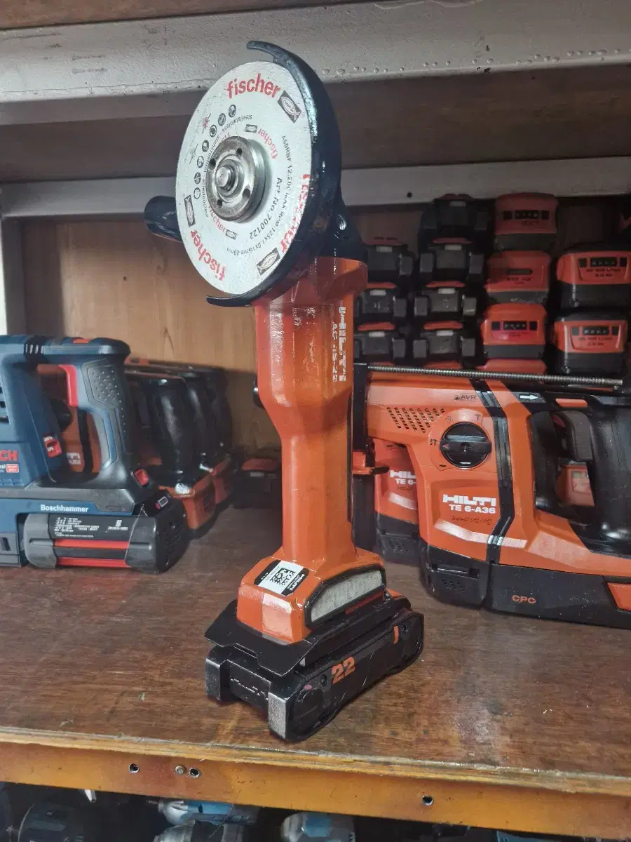 [HILTI]힐티속도조절충전그라인더AG4S22 4세대뉴런 본체만1번