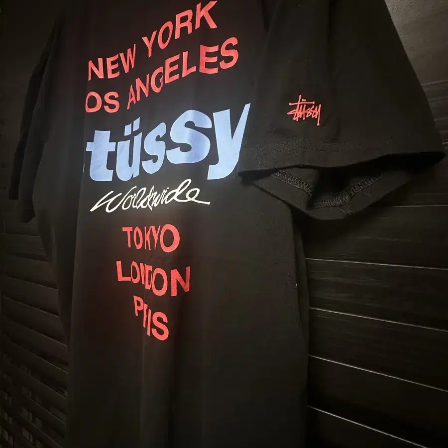 스투시 stussy 월즈투어 반팔