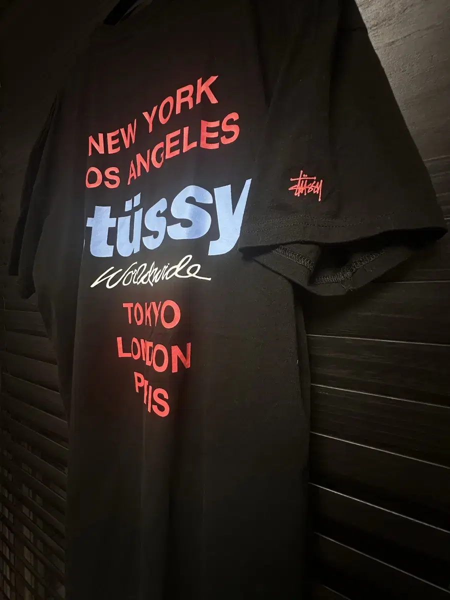 스투시 stussy 월즈투어 반팔